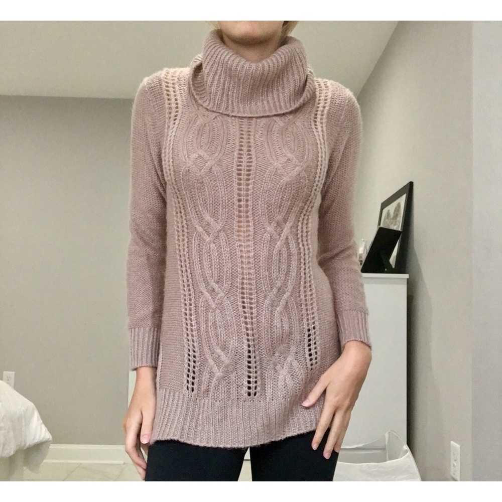 Charlotte Russe purple turtleneck sweater